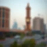 The Clock Tower of Dubai on Sheikh Zayed Road: An Architectural Icon Introduction