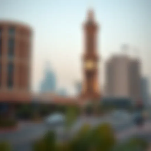 The Clock Tower of Dubai on Sheikh Zayed Road: An Architectural Icon Introduction