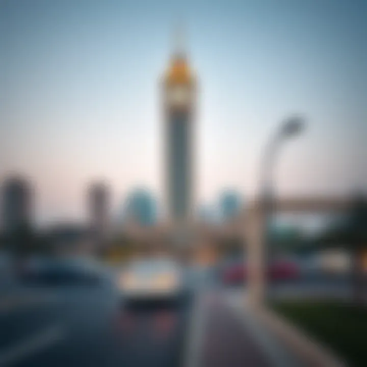 Notable The Clock Tower of Dubai on Sheikh Zayed Road: An Architectural Icon