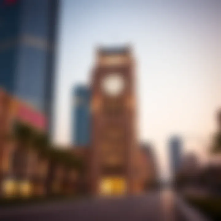 The Clock Tower of Dubai on Sheikh Zayed Road: An Architectural Icon Summary