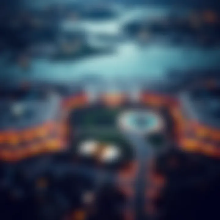 Aerial View of the Golf Promenade Aerial view of the Golf Promenade showcasing its stunning landscape and architecture