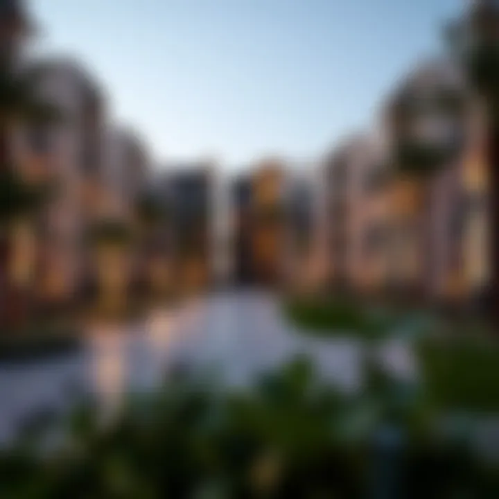 Architectural Design of Golf Promenade Residences Modern architectural design of residential units in the Golf Promenade