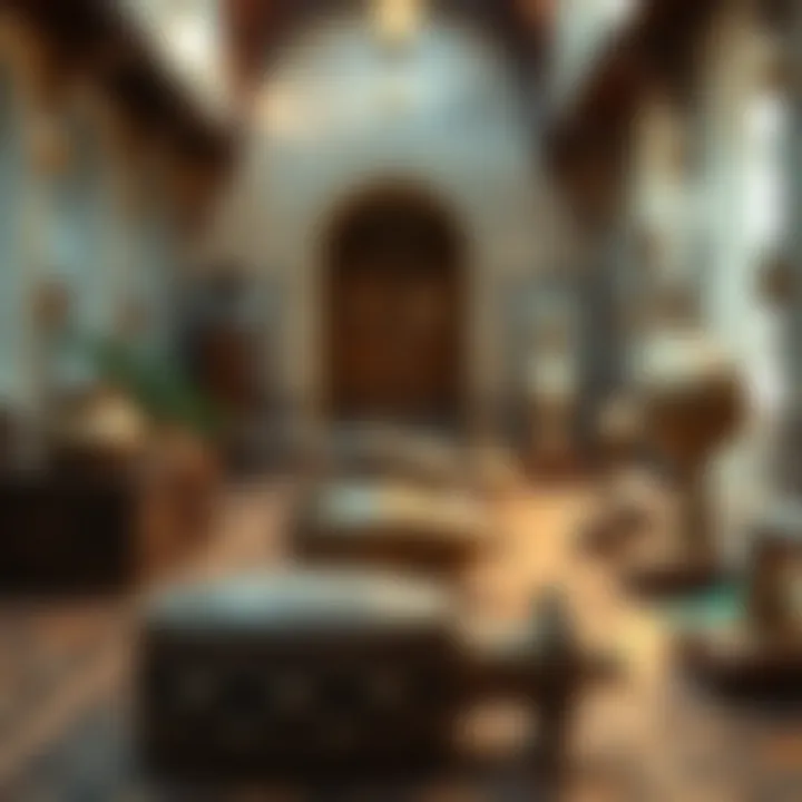 A close-up of the historical artifacts displayed within Bayt Al Muteena, reflecting its rich heritage.