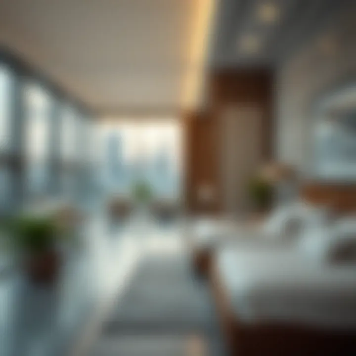 A graphic representation of the demographics of residents in Abu Hail.