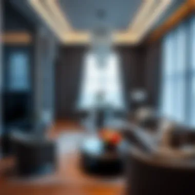Luxurious interior design of a Damac Crown apartment
