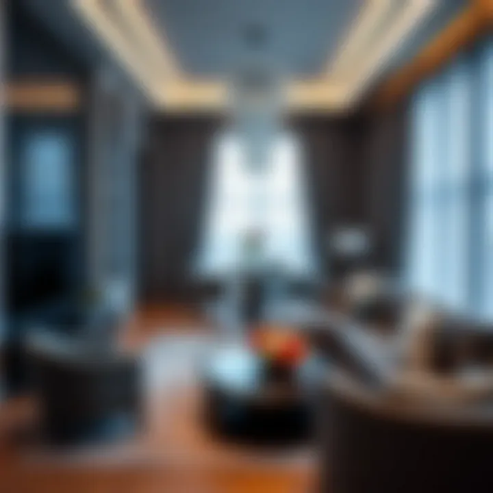Luxurious interior design of a Damac Crown apartment