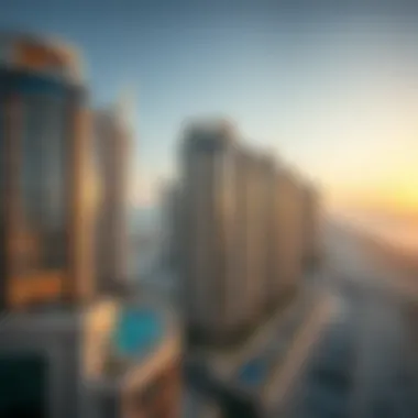 Stunning View of Jumeirah Beach Residence Stunning view of Jumeirah Beach Residence