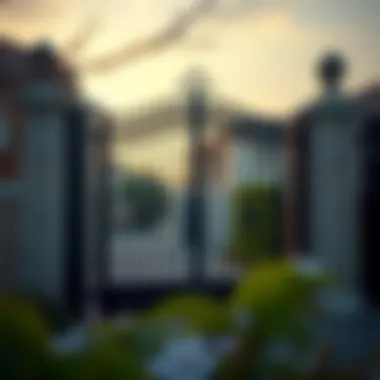 Gates contributing to neighborhood security