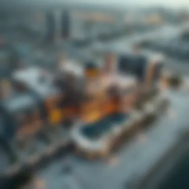 Aerial view of Vida Zabeel showcasing its architectural elegance