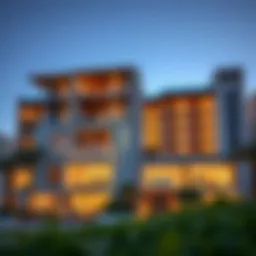 Stunning exterior view of W Residences Dubai showcasing modern architecture