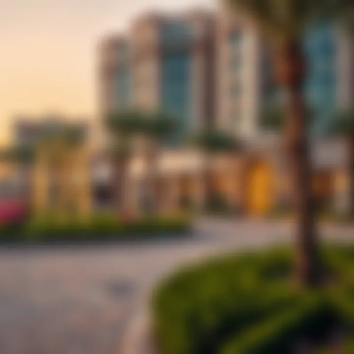 Local amenities and community parks in Warsan 2