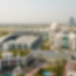 Panoramic view of Yas Park View showcasing modern architecture